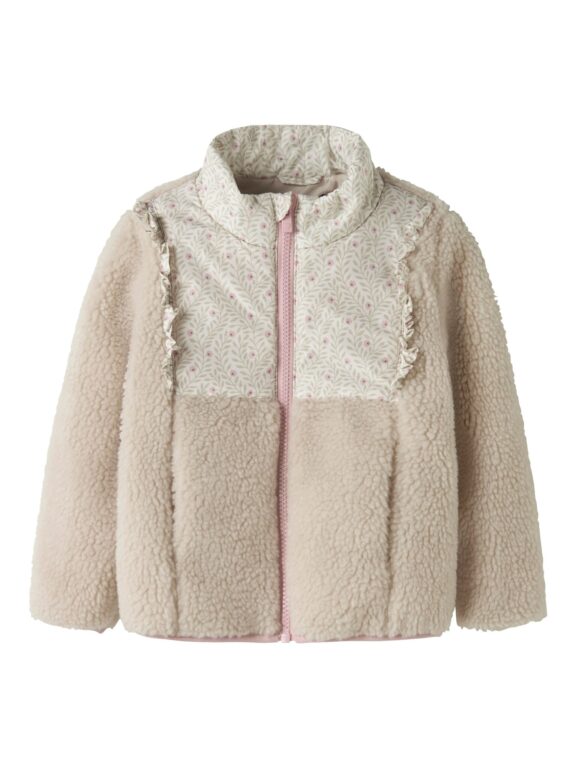 Name It - Minna Teddy Jacket - Rainy Day - 86 cm