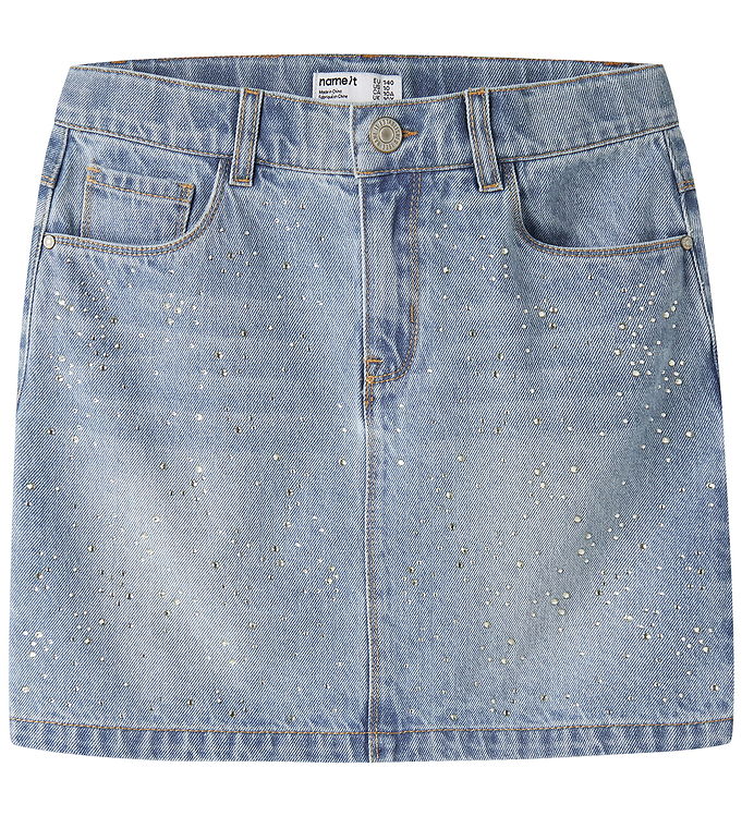 Name It Nederdel - NkfEmma - Light Blue Denim Name It Nederdel - NkfEmma - Light Blue Denim