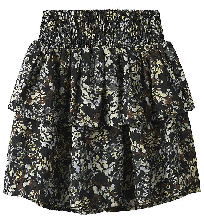 Name It Nederdel - NmfTirol - Black/Flower Name It Nederdel - NmfTirol - Black/Flower