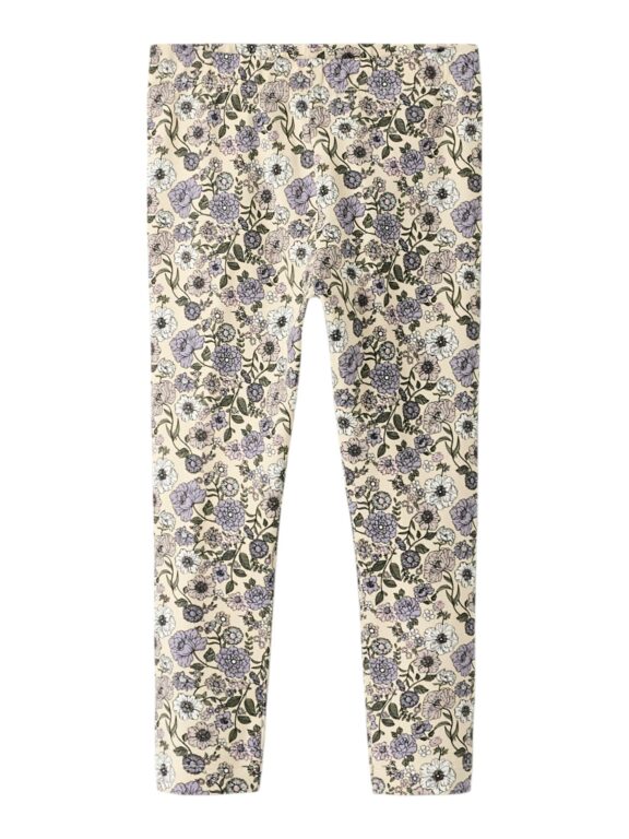 Name It Nikala Leggings - Buttercream/Big Flower - 86 cm