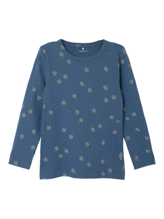 Name It Noellus Slim Bluse - Vintage Indigo - 86 cm