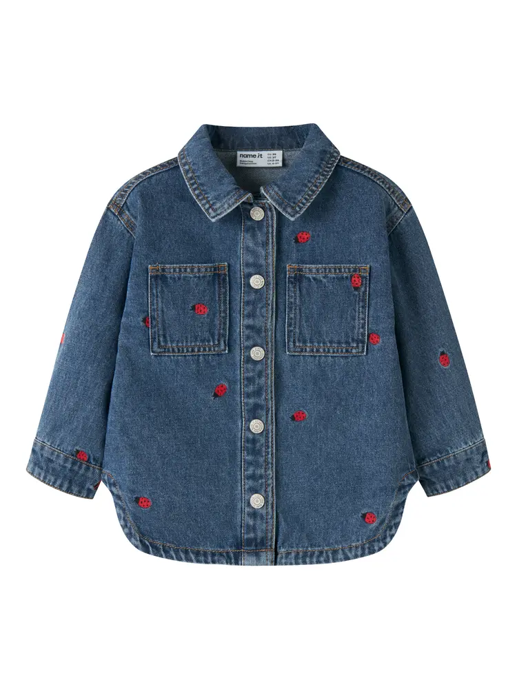 Nina Denim Jakke - Medium Blue Denim - 104 Nina Denim Jakke - Medium Blue Denim - 104