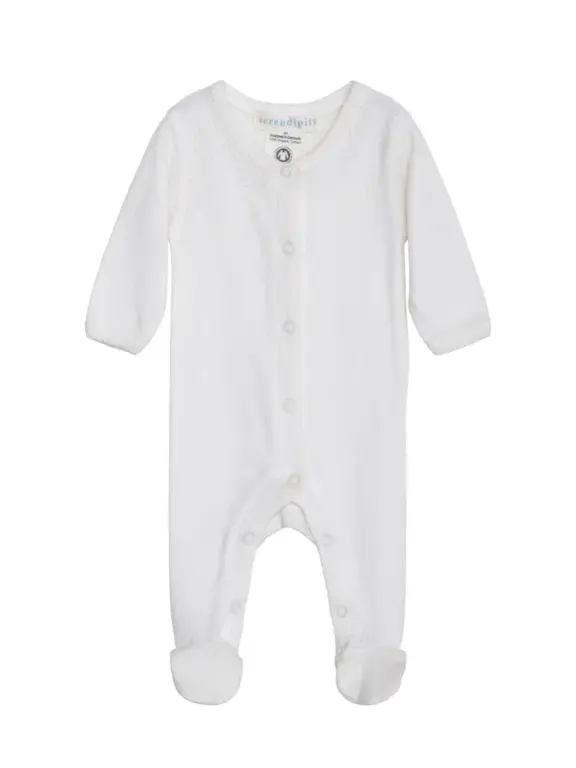 Nyfødt Dragt - Off white - 50