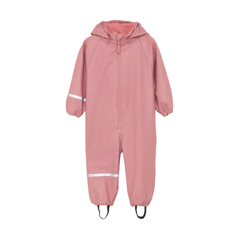 Regndragt m. Glitter Print - Nostalgia Rose - 90