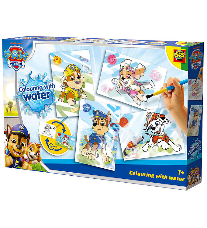 SES Creative Kreasæt - Paw Patrol - Farv med Vand SES Creative Kreasæt - Paw Patrol - Farv med Vand