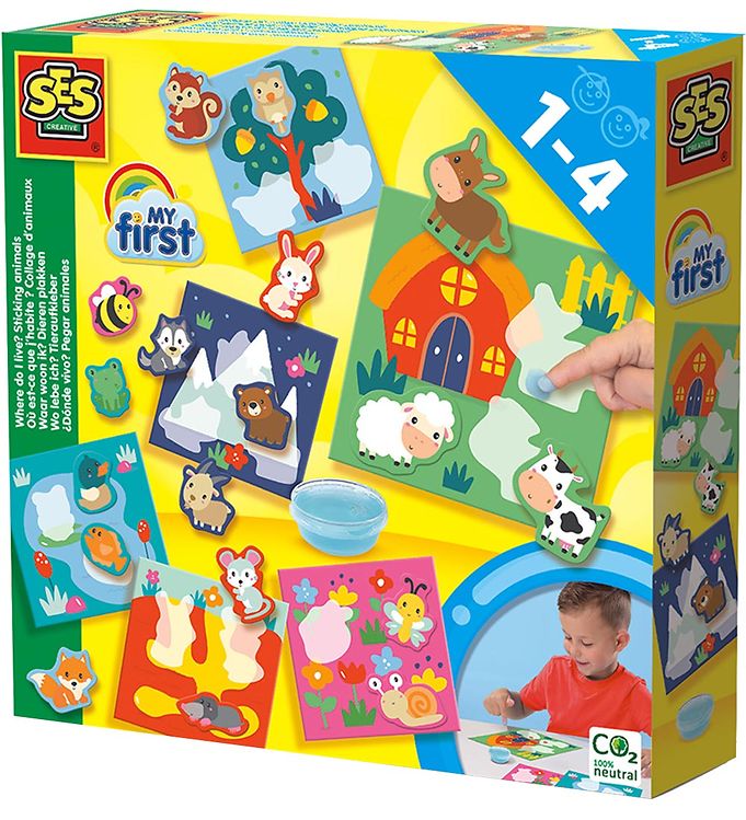 SES Creative - Min Første - Hvor Bor Dyrene SES Creative - Min Første - Hvor Bor Dyrene