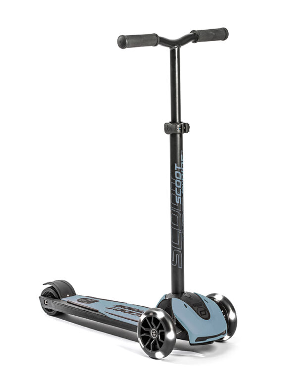 Scoot & Ride | Løbehjul - Highwaykick 5 m. LED, Steel