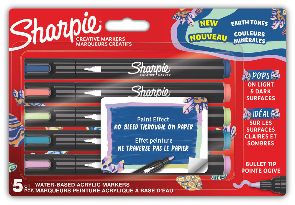 Sharpie Creative paint marker EARTH TONES 5 ASS
