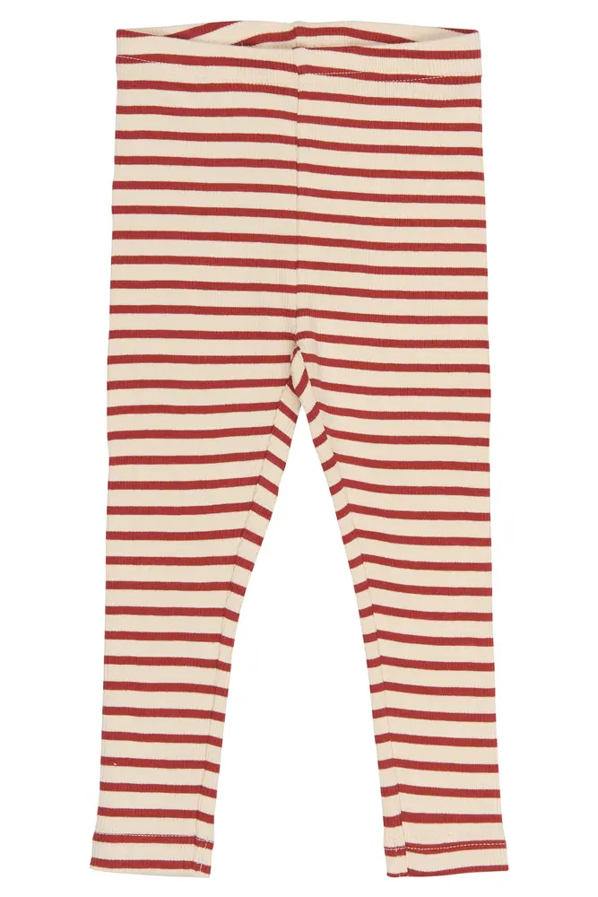 Sky Leggings - Cinnabar Striped - 98 CM