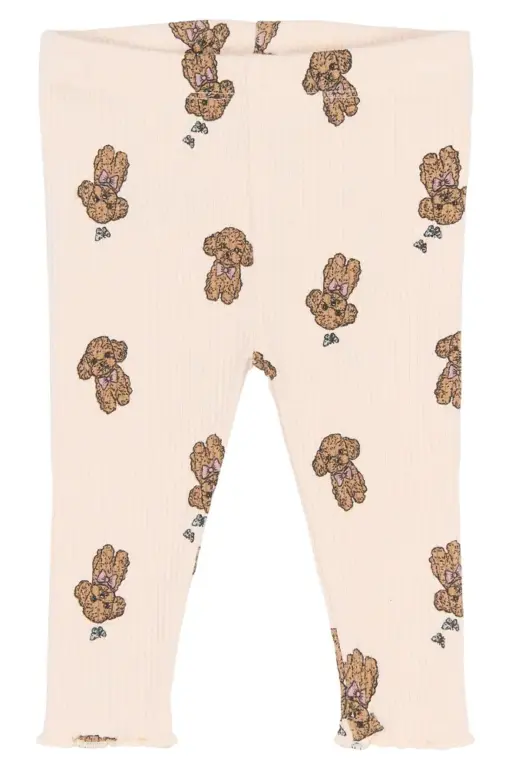 Sona Rib Leggings - Silver Peony - 56