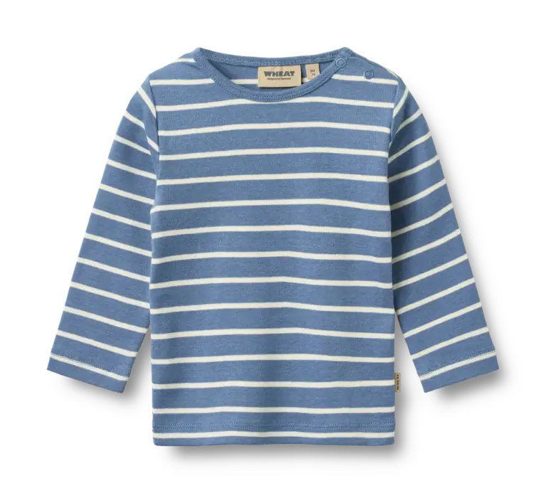 Stig Bluse - Blue Stripe - 68