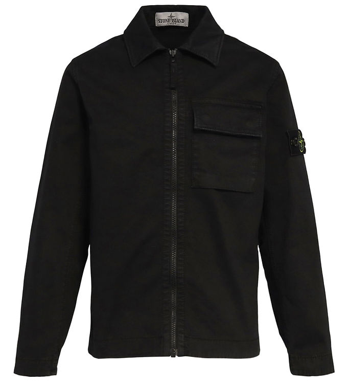 Stone Island Jakke - Overshirt - Sort