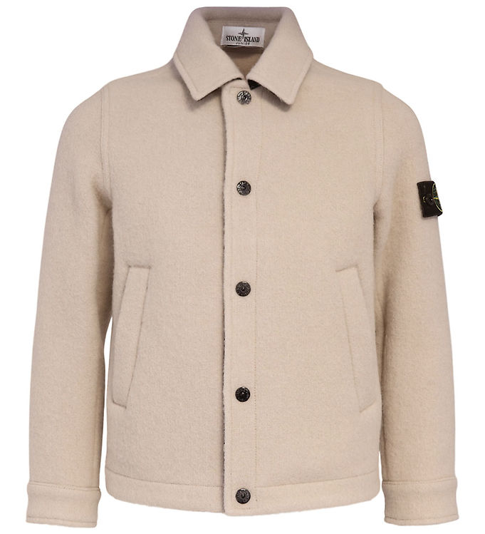Stone Island Jakke - Uld - Desert