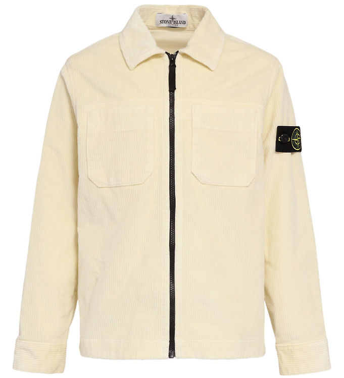 Stone Island Overshirt - Fløjl - Plaster
