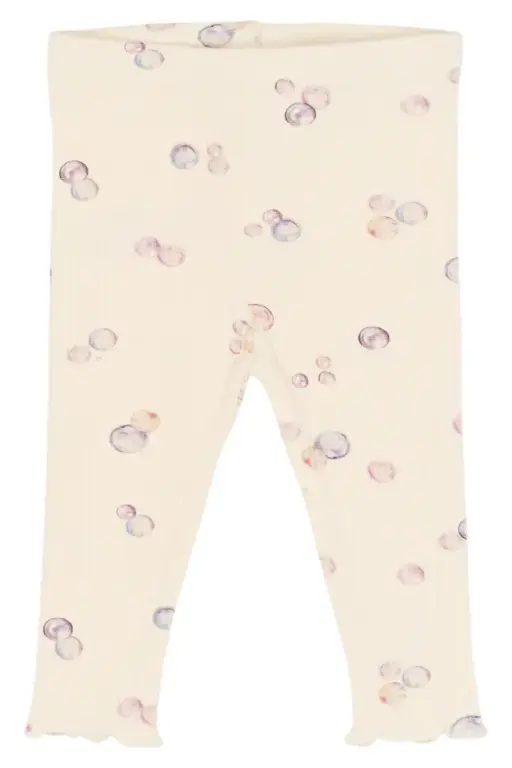Tamma Rib Leggings - Gardenia AOP - 56 Tamma Rib Leggings - Gardenia AOP - 56