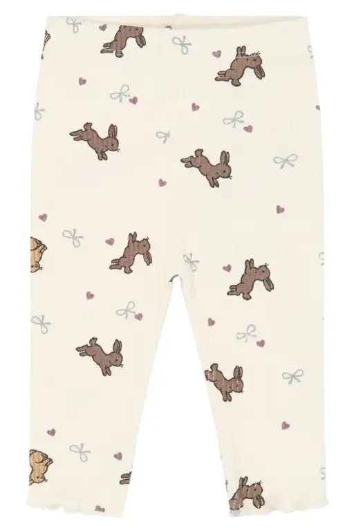 The New Siblings Venna Rib Leggings - Gardenia - 68 The New Siblings Venna Rib Leggings - Gardenia - 68