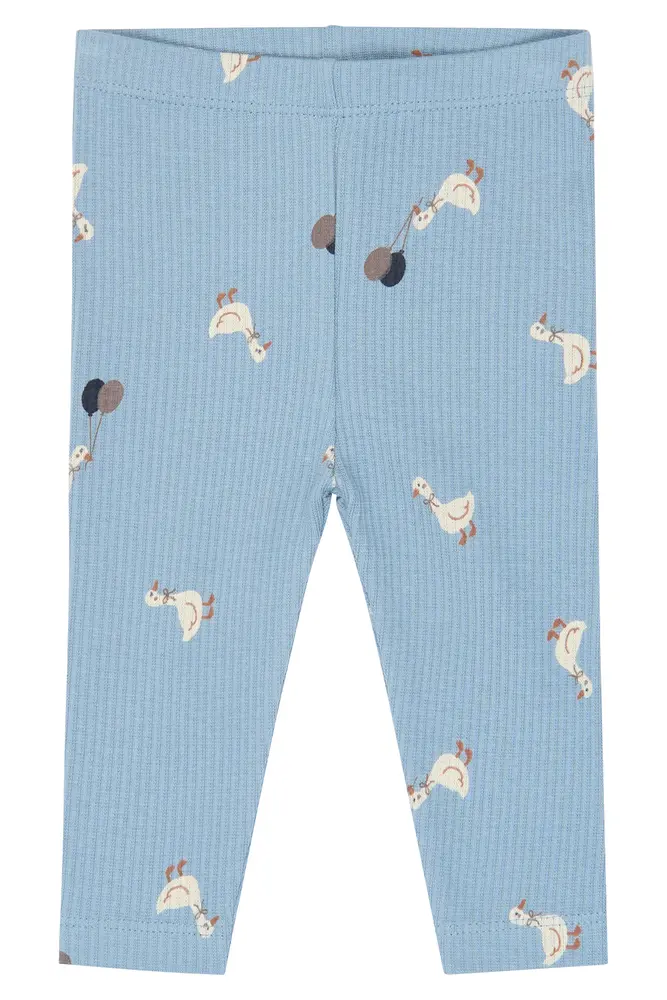 The New Siblings Vito Rib Leggings - Ashley Blue - 80