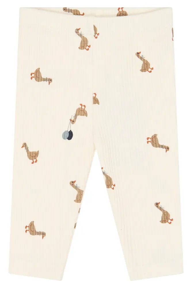 The New Siblings Vito Rib Leggings - Gardenia - 80
