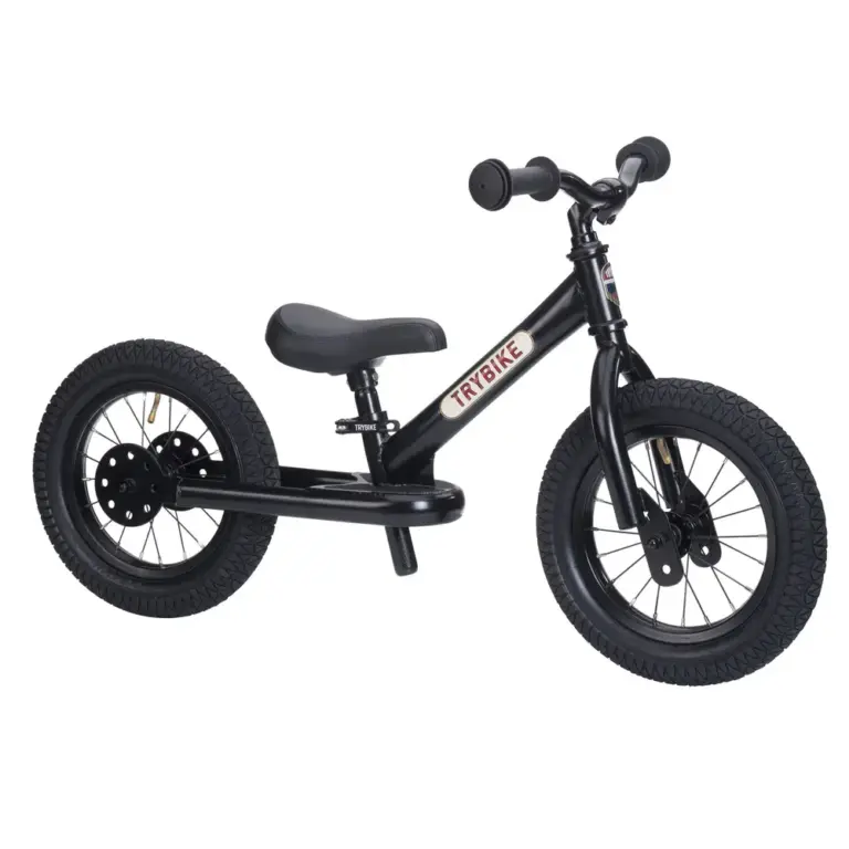 Tribike Løbecykel, 2 Hjulet - Sort