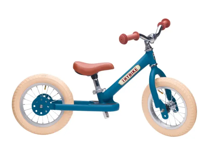 Tribike Løbecykel, 2 Hjulet - Vintage blå