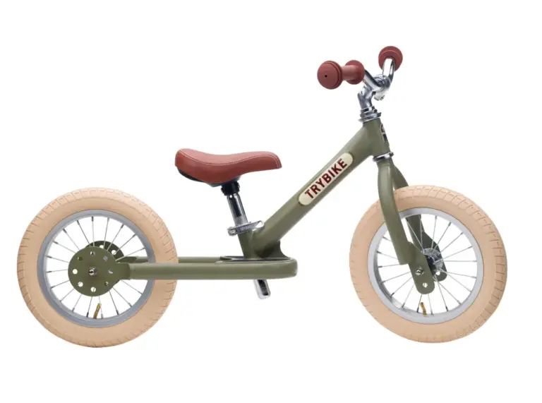 Tribike Løbecykel, 2 Hjulet - Vintage grøn