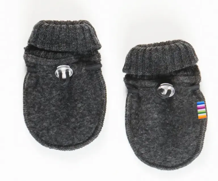 Uld Baby Luffer - Grå/15205 - 90