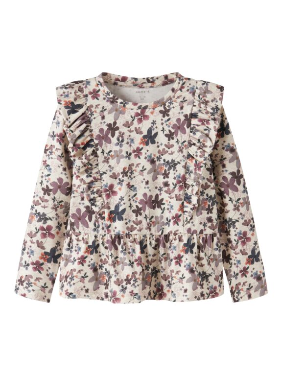 Name It Naline Top - Peyote Melange - 92 cm