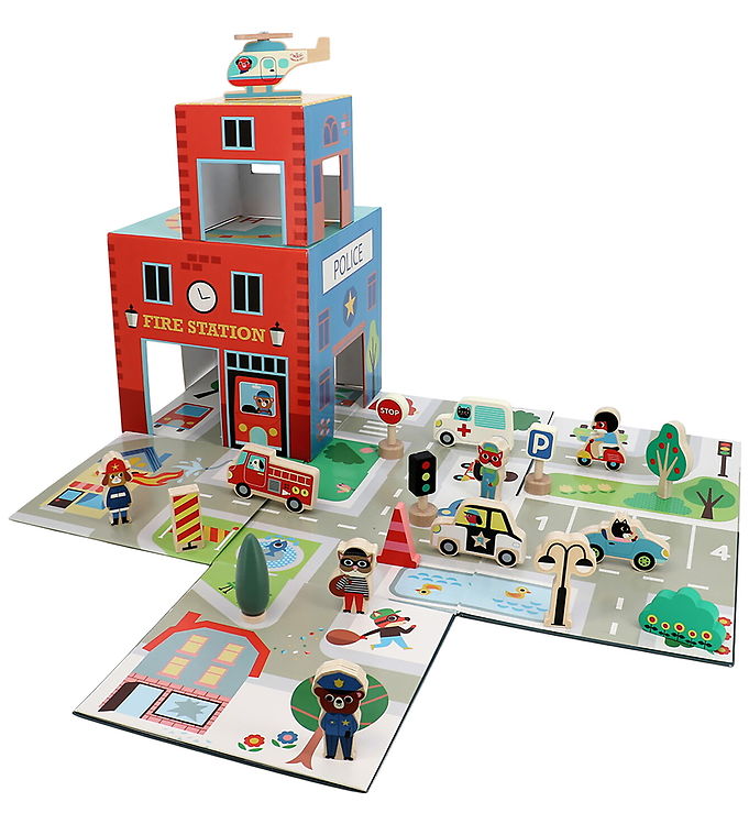 Vilac Legesæt - Cube Pop'Up - 21 cm - Beredskabet