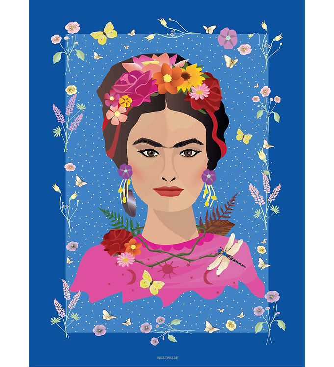 Vissevasse Kort - 15x21 cm - Frida Kahlo Vissevasse Kort - 15x21 cm - Frida Kahlo