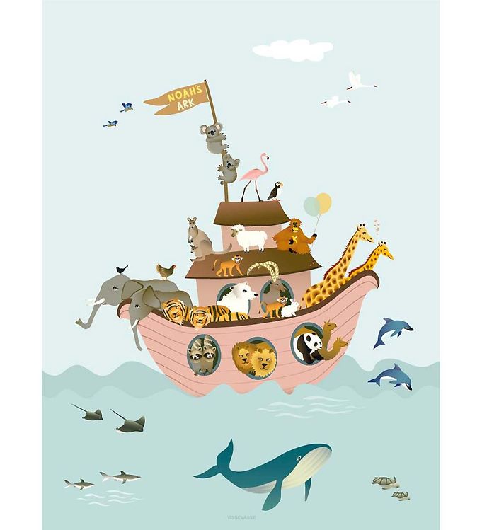 Vissevasse Plakat - 30x40 - Noah's Ark