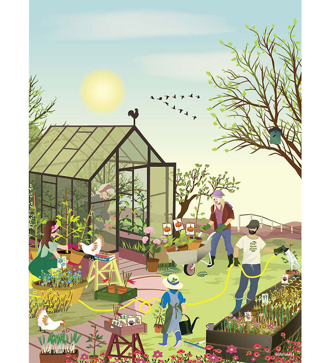 Vissevasse Plakat - 30x40 cm - Forårsfølelse Vissevasse Plakat - 30x40 cm - Forårsfølelse