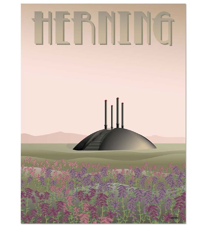 Vissevasse Plakat - 50x70 - Herning - Elia Vissevasse Plakat - 50x70 - Herning - Elia