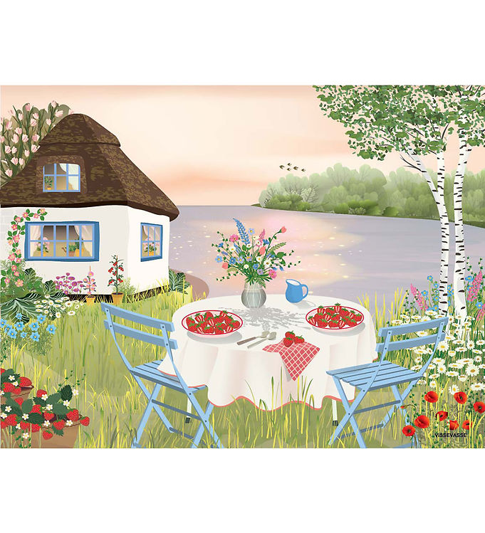 Vissevasse Plakat - 50x70 cm - Sweet Strawberries Vissevasse Plakat - 50x70 cm - Sweet Strawberries