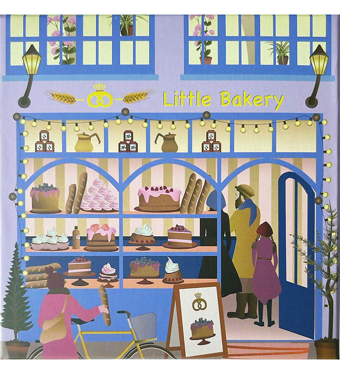 Vissevasse Puslespil - 15x21 cm - 150 Brikker - Little Bakery Vissevasse Puslespil - 15x21 cm - 150 Brikker - Little Bakery