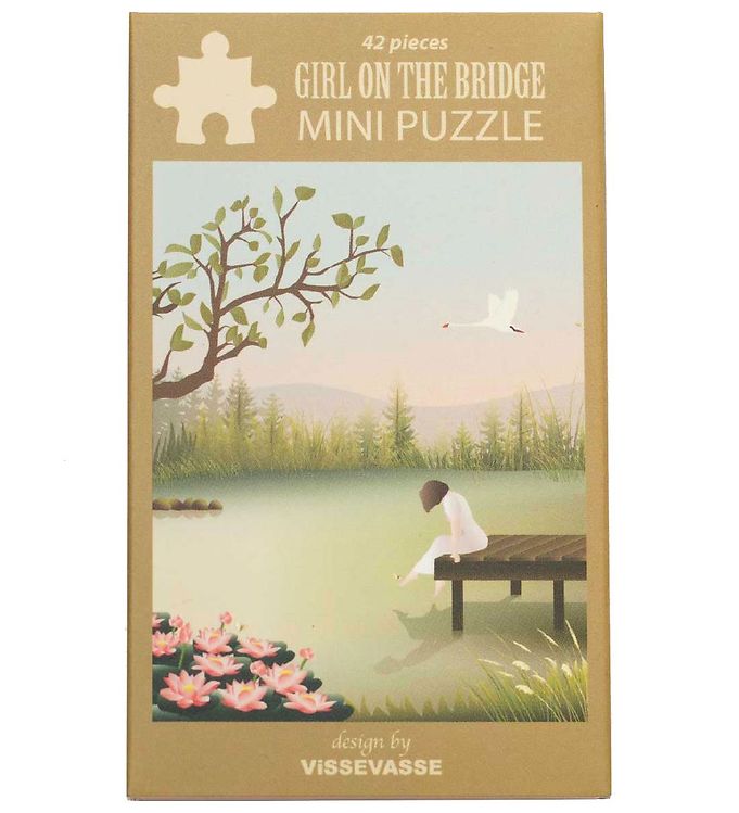 Vissevasse Puslespil - Mini - 10x13 cm - Girl On The Bridge Vissevasse Puslespil - Mini - 10x13 cm - Girl On The Bridge