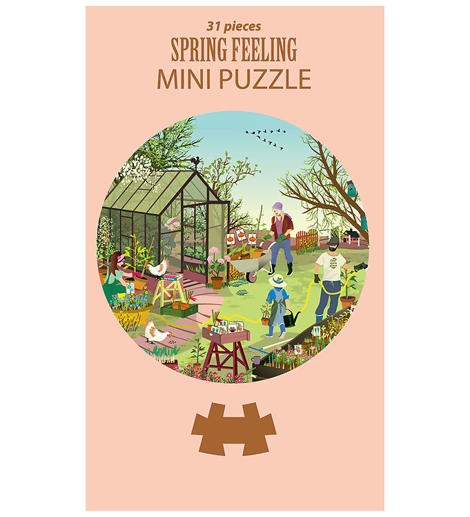 Vissevasse Puslespil - Mini - 31 Brikker - 11 cm - Spring Feelin