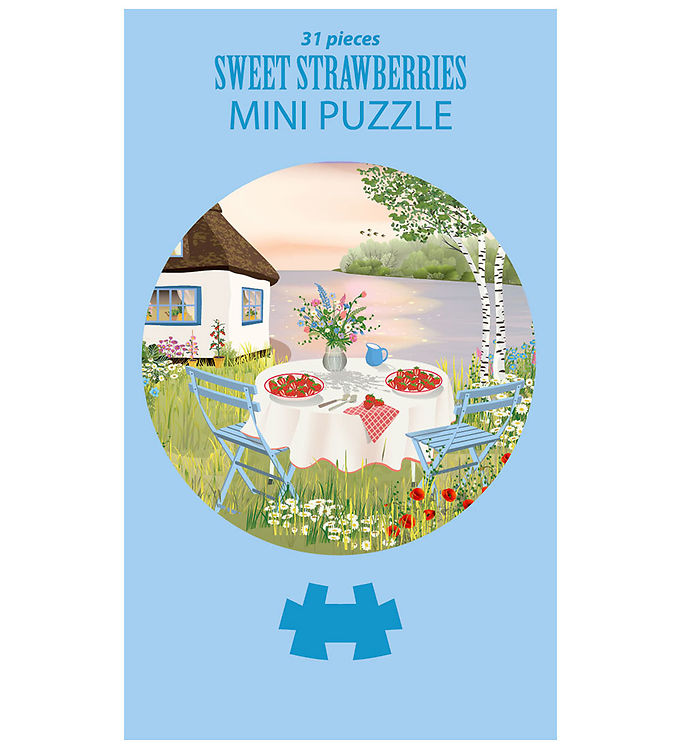 Vissevasse Puslespil - Mini - 31 Brikker - 11 cm - Sweet Strawbe Vissevasse Puslespil - Mini - 31 Brikker - 11 cm - Sweet Strawbe