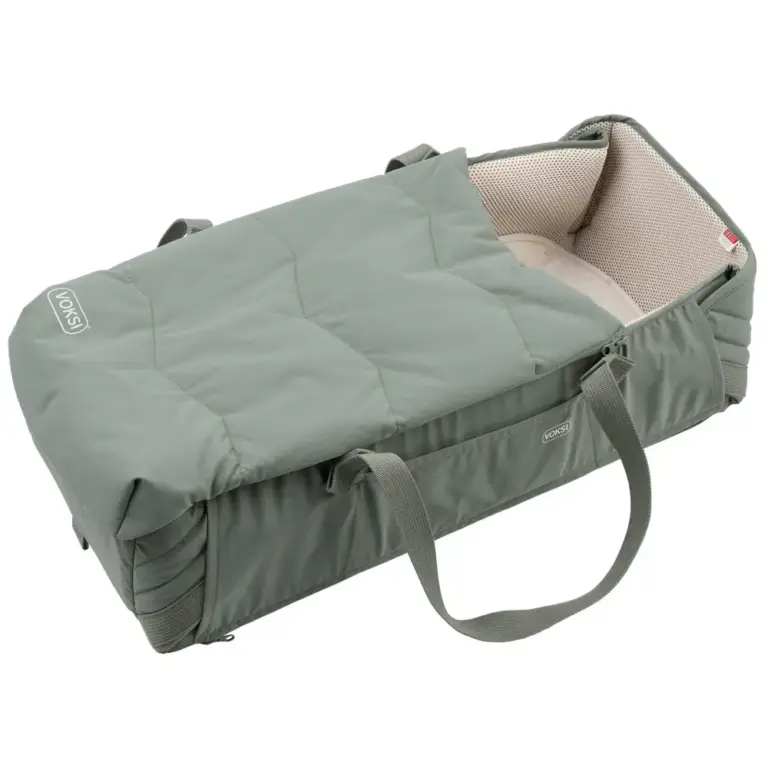 VoksiÂ® Carry Me Babynest - MeadowGreen Leaf