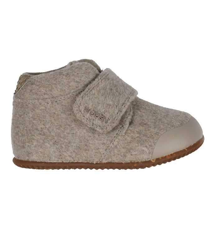Woden Hjemmesko - Kim - Filt - Beige Melange Woden Hjemmesko - Kim - Filt - Beige Melange