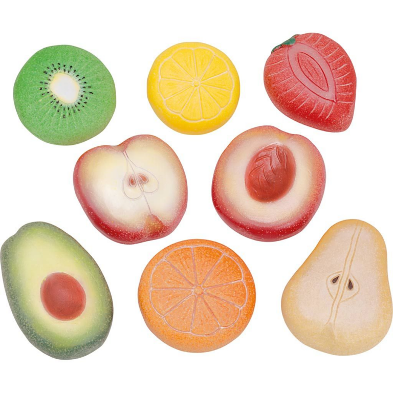 Yellow Door | Legemad af sten - Frugt, 8 stk
