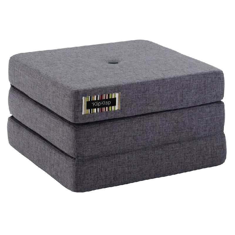 by Klipklap 3 Fold Single - Blue Grey w. Grey