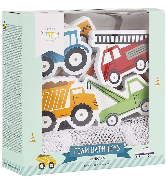 A Little Lovely Company Badelegetøj - 14 stk. - Vehicles A Little Lovely Company Badelegetøj - 14 stk. - Vehicles