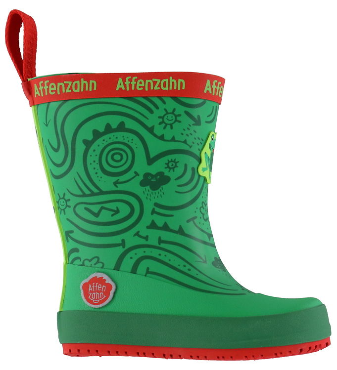 Affenzahn Gummistøvler - Plashy Frog - Barfod - Grøn