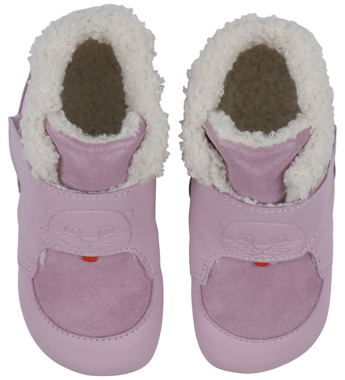 Affenzahn Hjemmesko m. For - Noos - Leather - Growy Otter - Rose