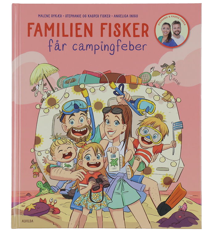 Alvilda Bog - Familien Fisker - Får Campingfeber - Dansk Alvilda Bog - Familien Fisker - Får Campingfeber - Dansk