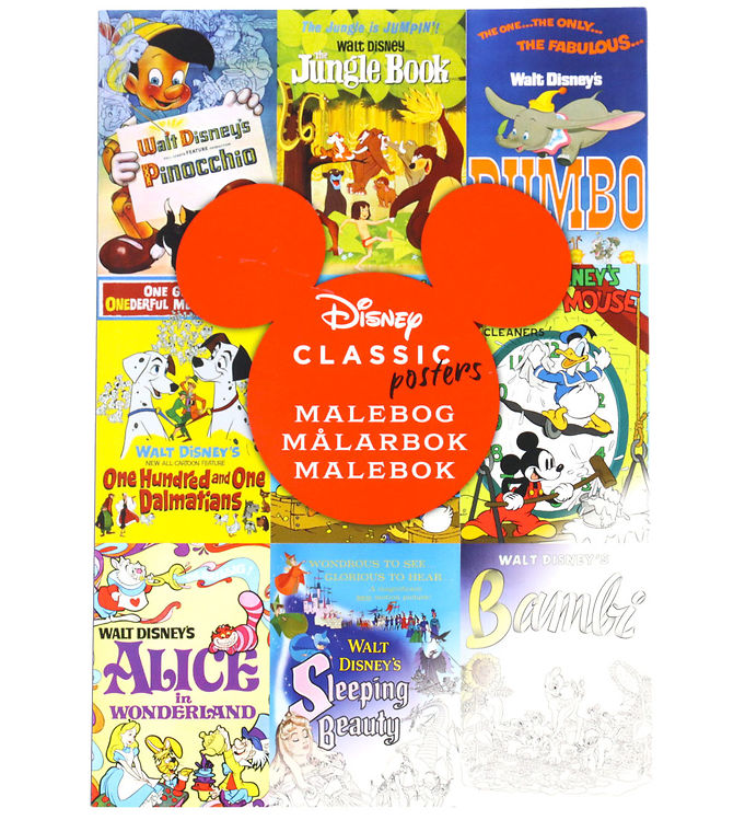 Alvilda Malebog - Disney Classic - Plakater - DA Alvilda Malebog - Disney Classic - Plakater - DA