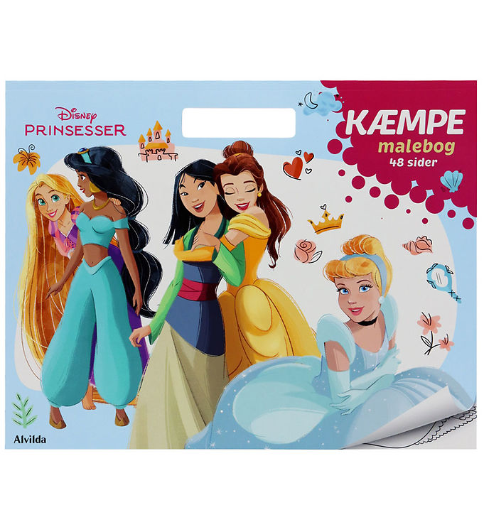 Alvilda Malebog - Disney Prinsesser - Kæmpe Malebog Alvilda Malebog - Disney Prinsesser - Kæmpe Malebog