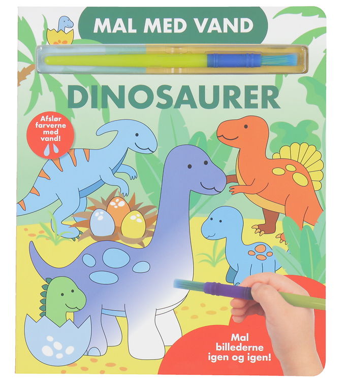 Alvilda Malebog - Mal Med Vand - Dinosaurer Alvilda Malebog - Mal Med Vand - Dinosaurer
