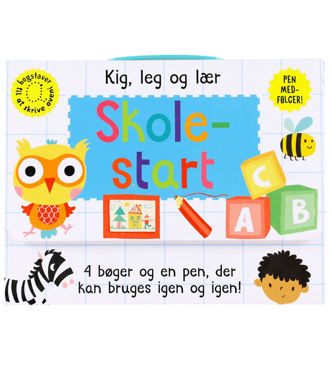 Alvilda Opgavebøger - Skriv Og Visk Ud - Skolestart - 4 stk. - D Alvilda Opgavebøger - Skriv Og Visk Ud - Skolestart - 4 stk. - D