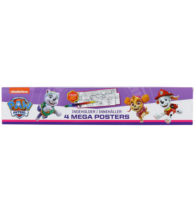 Alvilda Plakater - Paw Patrol Skye Boks m. 4 Plakater Alvilda Plakater - Paw Patrol Skye Boks m. 4 Plakater
